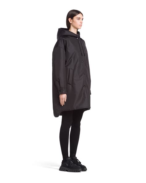 prada impermeabile|Black Oversized Light Re.